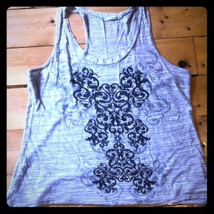 Racerback dressy tank top from Maurices